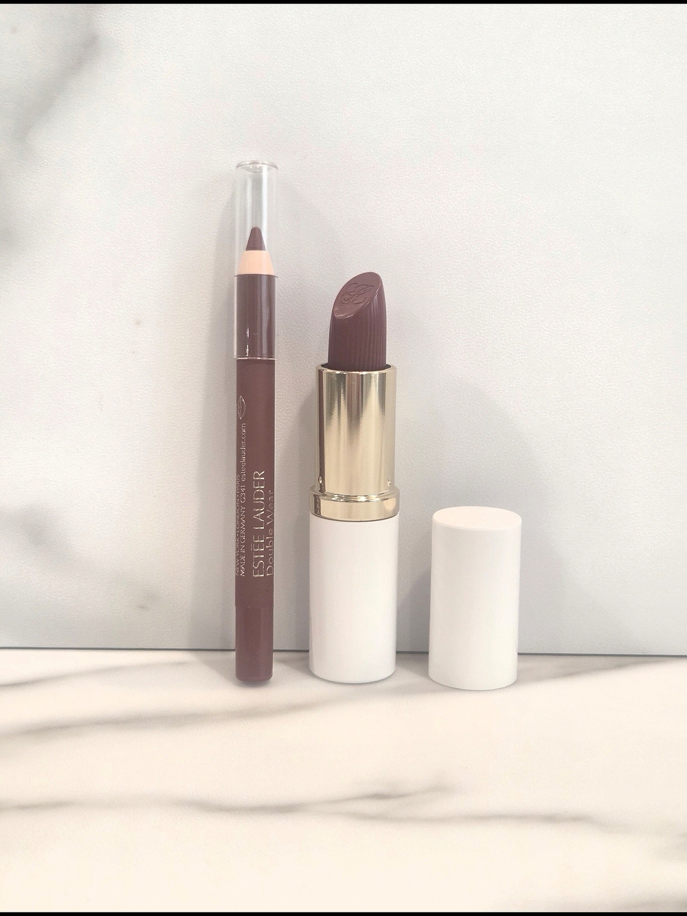 Estee Lauder Pure Color Lipstick 670 Bold Desires & Double Wear Lip Liner 17 NEW